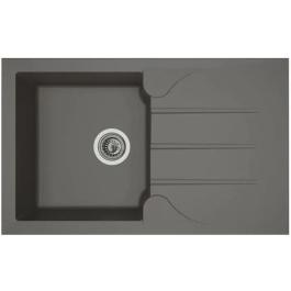 Stradour Fregadero de Cocina Empotrado Aloa Resina 1 Recipiente + 1 Escurridor Gris Hormigón 81 x 50 cm Precio: 125.88999962. SKU: B17X8PH32C
