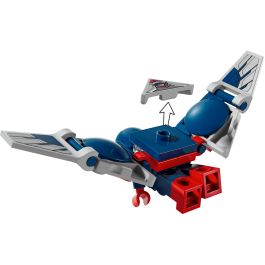 LEGO 76292 Marvel Capitán América vs Hulk Rojo Avión de Combate para Construir