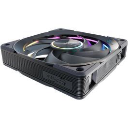 Seasonic MagFlow 1225PWM ARGB Ventilador para PC 120mm, 2000 RPM, Negro - Kit 1-Fan