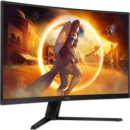 AOC Monitor Gaming Curvo CQ32G4VE 32" QHD (2560x1440) FastVA 0.5ms 180Hz HDR10 Negro para Gaming