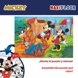 Puzzle Infantil Mickey Mouse Doble cara 108 Piezas 70 x 1,5 x 50 cm (6 Unidades)