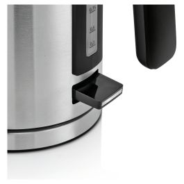 WMF 0413130011 Hervidor de Agua, 1.6L, 2400W, Acero Inoxidable, Indicador de Nivel de Agua, Protección Contra Sobrecalentamiento, Sin Cables