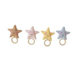 Creaciones Llopis Estrella Activity Madera 12cm 4 Colores Surtidos