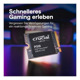 Crucial P310 1TB SSD M.2 NVMe PCIe Gen4 2230 Lectura 7100MB/s Escritura 6000MB/s