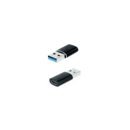 NANO CABLE 10.02.0012 Adaptador USB-A Macho a USB-C Hembra 3.1 Negro Precio: 0.99000022. SKU: B1C27QSS8A