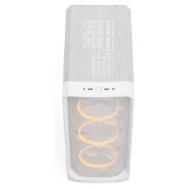 Fractal Design Meshify 3 White RGB TG Light Tint Caja de PC con Panel de Vidrio Templado e Iluminación RGB