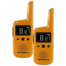 Motorola MOT5031753009847 Walkie Talkies Talkabout T72 Amarillo - Alcance 8 km PMR446 - 16 Canales 121 Códigos