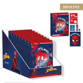 Cerdá Cuaderno Set Spiderman, 14.5x20x3 cm, Multicolor, +3 años