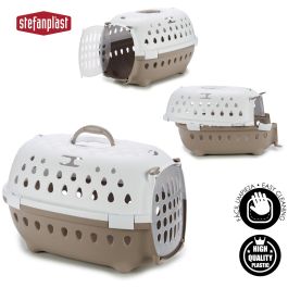 Transportin Plastico Chic Beige Stefanplast 50X34CM (6 Unidades) Transportin Plastico Chic Beige Stefanplast 50X34CM (6 Unidades)