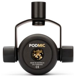 Rode 400400055 Podmic Micrófono Dinámico Cardioide XLR Negro para Streaming, Studio y PC Rode 400400055 Podmic Micrófono Dinámico Cardioide XLR Negro para Streaming, Studio y PC
