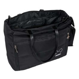 Bolso Mickey Mouse Clubhouse Teen Mood Negro 40 x 31 x 17 cm Acolchado
