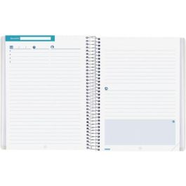 Finocam Libreta de Reuniones Docente Espiral 4º Tapas Personalizables con Papel Reciclado