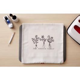 Funda de Almohada Personalizable para Plotter de corte Cricut Blank Blanco