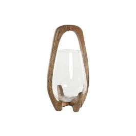 DKD Home Decor Portavela Tropical de Mango y Cristal Natural 18 x 33 x 18 cm Precio: 19.49999942. SKU: B1F4KWKN23