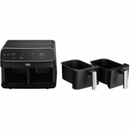 Beko FRL5388B Freidora de Aire Caliente Multifunción con Doble Cubeta 8.5L (2x 4.5L) para 2kg Patatas Fritas 2400W Negra Precio: 168.79000028. SKU: B19W4KMT42
