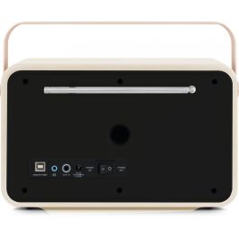 TechniSat Transita 120 Radio Digital Portátil DAB+/FM, Altavoz Estéreo, Pantalla LCD, Batería Recargable, Beige