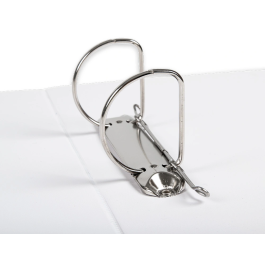 Liderpapel Carpeta Canguro 2 Anillas Mixtas 55mm A4 Plástico Blanco