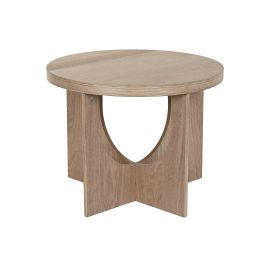 DKD Home Decor Mesita Auxiliar Scandi Natural 50 x 38 x 50 cm