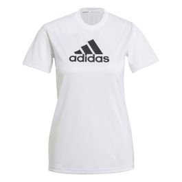 Camiseta de Manga Corta Mujer Adidas GL3821 Blanco (XS)