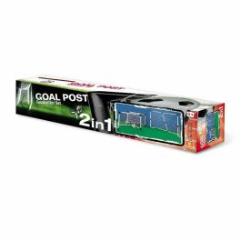 Mondo Jaula de portería de fútbol FIFA World Cup 2018 Grande Modular 2 en 1 con 2 Mini Goles y Balón PVC
