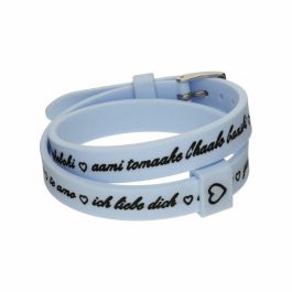 Pulsera Mujer il mezzometro I LOVE YOU SILVER - BRACCIALE IN SILICONE/SILICONE BRACELET Precio: 31.78999967. SKU: B14Y84EVAZ