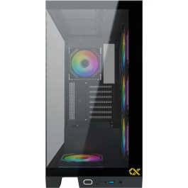 Xigmatek Caja PC Endorphin Ultra Negro Torre Media Formato ATX Ventiladores LED A-RGB XIG1713233124281