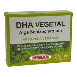 INTEGRALIA DHA Vegetal 30 Cápsulas. De Alga Schizochytrium. Para Corazón, Cerebro y Visión. Apto Veganos. Precio: 13.4999997. SKU: B1ANF64K6M