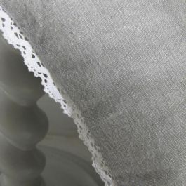 Today TOD1700240760596 Cojín HOY CHARME Chambray x Dentelle Capucine 40 x 40 cm