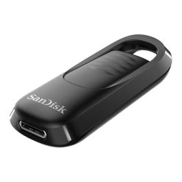 Sandisk Memoria USB Tipo C Ultra Slider 256 GB USB 3.2 Gen 1 Velocidad Lectura 400 MB/s