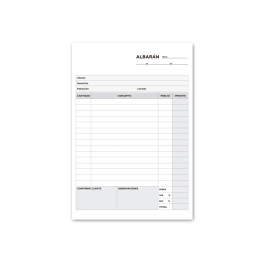 Liderpapel T115 Talonario Albarán Cuarto Original 144 x 210 mm