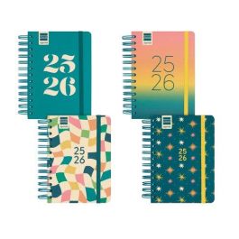 Agenda Escolar (2025-26) Finocam Catalan Cosmo Wire-O Tapa Extra D/P 8º 120X169 Con Goma Assortiment Pack De 4 Precio: 41.59000021. SKU: B19JPHALKT