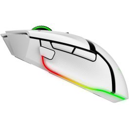 Razer Basilisk V3 Pro Ratón Gaming Inalámbrico Blanco, Óptico, Bluetooth/USB-C, 30000 DPI, 11 Botones Programables