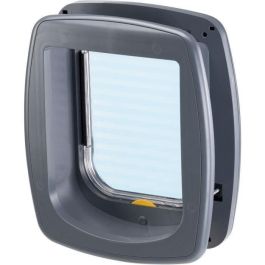 Puerta para gatos - FERPLAST - Columpio 9 - 26,2 x 10,2 x h 31,2 cm - Gris Puerta para gatos - FERPLAST - Columpio 9 - 26,2 x 10,2 x h 31,2 cm - Gris