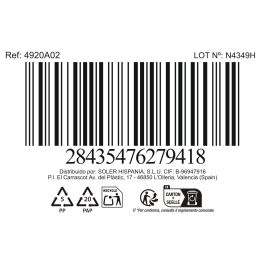 La Mediterranea Plato 26,5 cm Macarella Green - 26,7x26,4x2,6 cm (12 Unidades)