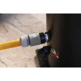 Ducha de jardín Ubbink Solaris 118 cm 18 L Ø 15 cm