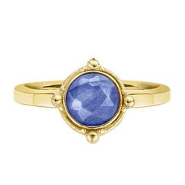 Anillo Mujer CO88 Collection 8CR-10020 Dorado Azul 20 Precio: 59.50000034. SKU: B16W2YBBC9