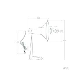 Lámpara de Mesa "Abha" [SKD-T1014]