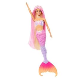 Barbie Muñeca Sirena Un Toque de Magia Malibú que Cambia de Color