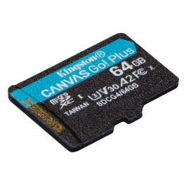 Kingston SDCG4/64GBSP Tarjeta de Memoria microSD CANVAS Select Plus 64GB 200MB/s U3 V30 A2