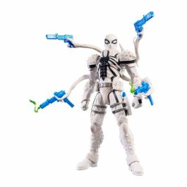 Hasbro Figura Agent Anti-Venom Spider-Man Marvel 15cm con Accesorios y Carta Metalizada Magic The Gathering
