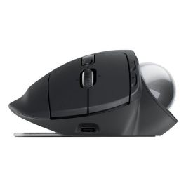 Logitech 910-007260 Ratón Inalámbrico MX Ergo, Trackball Ergonómico, 8 Botones, 2048 DPI, Receptor USB/BT, Carga USB-C, para Windows/Mac