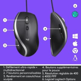 Logitech Advanced Corded Mouse M500s, USB Type-A, Black Logitech Advanced Corded Mouse M500s, USB Type-A, Black