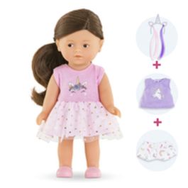 Corolle COR1710963548161 Mini Muñeca Romy Unicorn 20 cm con Aroma a Vainilla