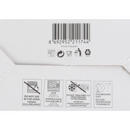 Lav Set 3 Fiambreras Herméticas Fresco - 11.5x5.3 cm, 4.2x6 cm, 17x6 cm (8 Cajas)