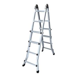 Escalera multifunción telescópica de aluminio 2 x 4+4 peldaños en131 Precio: 161.90000013. SKU: S7906748