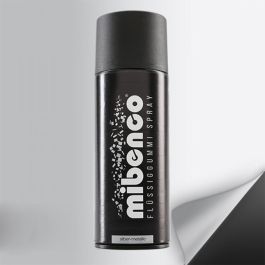 Mibenco Spray Goma Liquida 400 mL Plata Metalico Mate MIB71420027