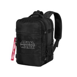 Mochila Mercury Viaje Cabina Avión 40x20x25cm Logo Star Wars Negro