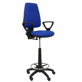 Piqueras y Crespo Taburete Elche Cp Ergonómico con Aro Reposapiés, Tejido Bali Azul Precio: 221.94999992. SKU: S5703489