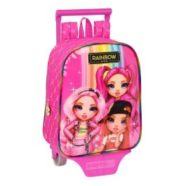 Mochila Escolar con Ruedas Rainbow High Fucsia (22 x 28 x 10 cm) Precio: 19.49999942. SKU: S4306256