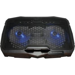 Conceptronic Soporte Base Refrigeración Thana07B para Portátiles hasta 17" con 2 Ventiladores, Negro e Iluminación Azul Precio: 16.89000038. SKU: B1J37DMXA9